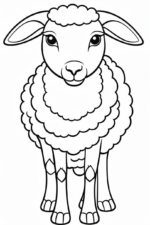 sheep coloring