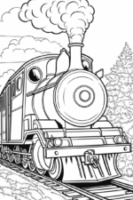 Train Coloring Page train coloring page