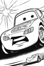 Lightning Mcqueen Picture Coloring Page lightning mcqueen coloring