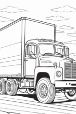 truck coloring