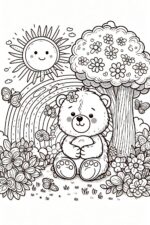 bear coloring page