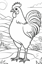 chicken coloring
