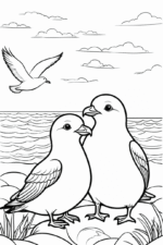 seagull coloring