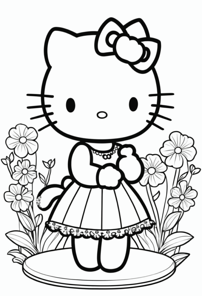 Hello Kitty Coloring Fun Color My Pages