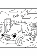 Police Car Coloring Pages police car