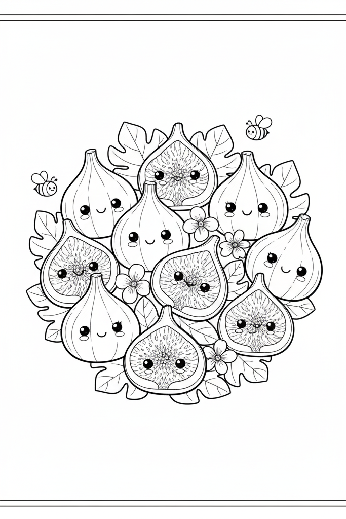 Fig Coloring Page