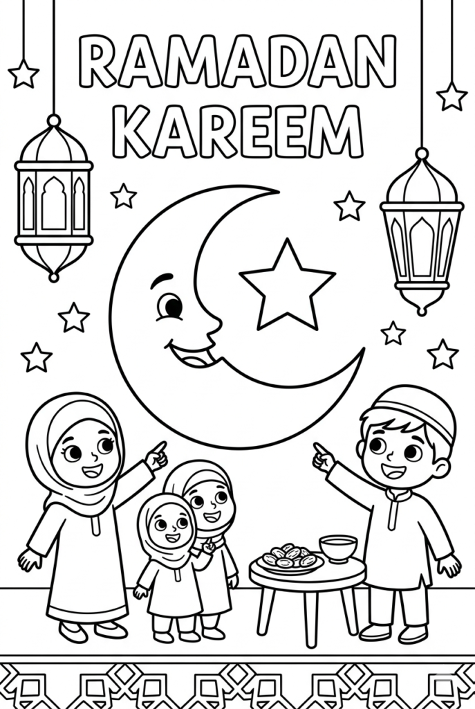 More Holiday Ramadan Coloring Pages