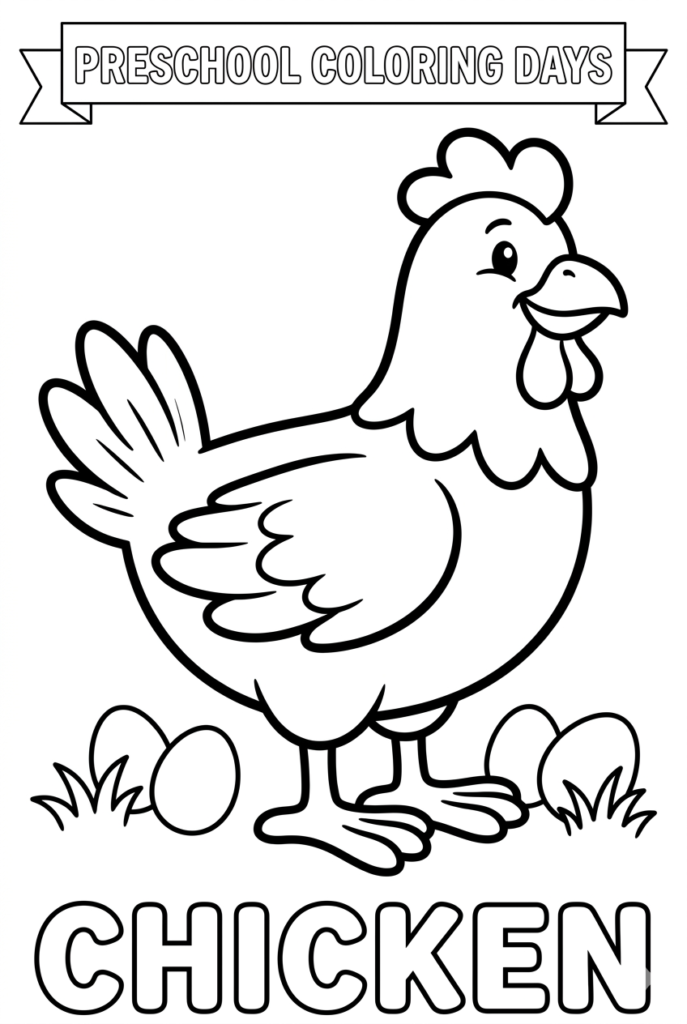 Chicken Coloring Pages
