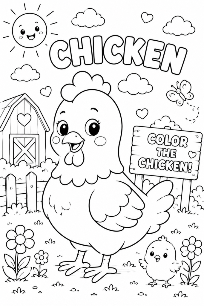 Tips for Printing Chicken Coloring Pages